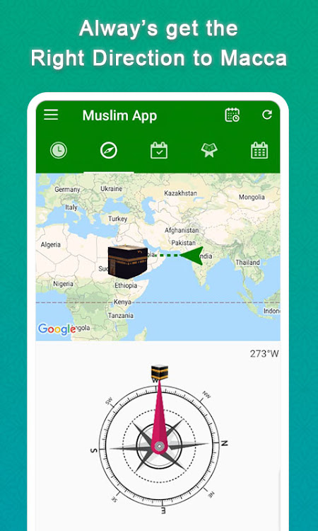 Qibla Direction-Quran & Prayer - 1.2 - (Android)