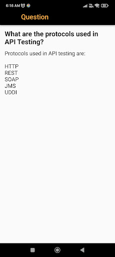 API Testing Interview Question Screen 3