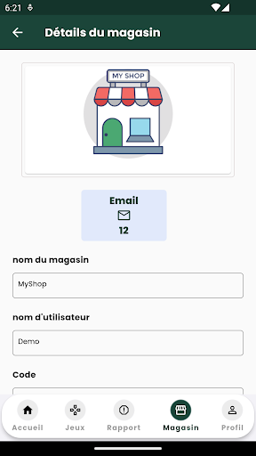 Android application Rewup screenshort