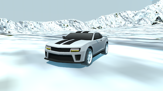 Snowy Game : Car Driving Funn