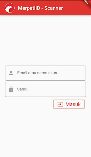 Android application MerpatiID Scanner screenshort