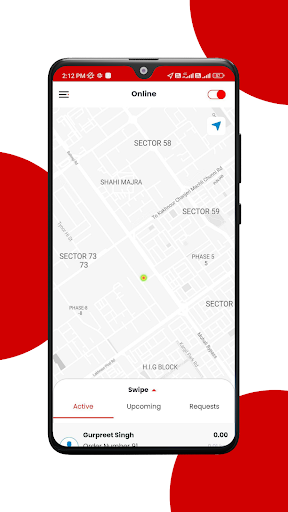 Android application Quick Delivery screenshort