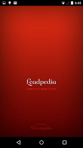 Android application Leadpedia screenshort