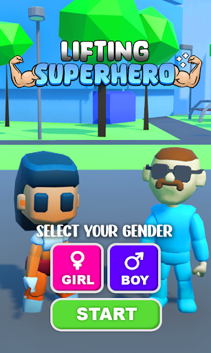 Android application Lifting Hero - Idle Workout screenshort
