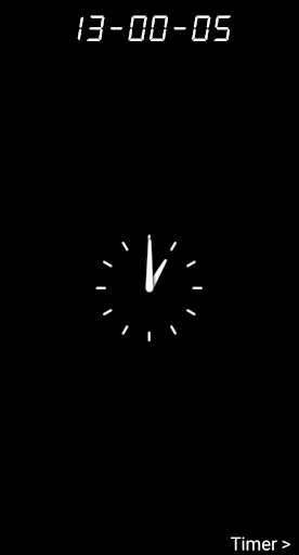 Android application Timer screenshort