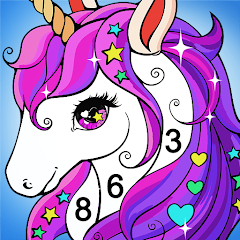 Color by Numbers for Kids Ages 4-8: Cute Animals Color by Number