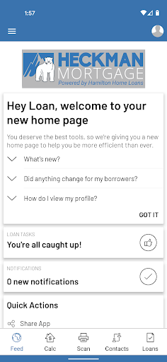 Android application Heckman Mortgage screenshort