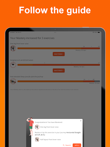 Screenshot of Calistree: home & gym workouts