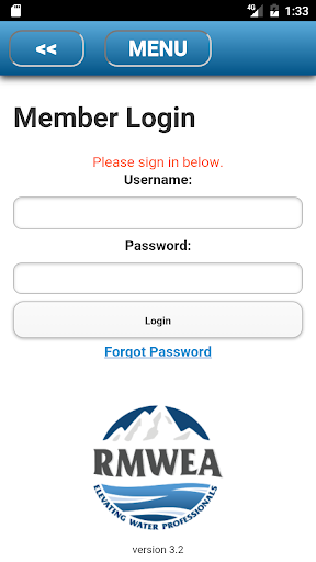 RMWEA Mobile APP Screen 3