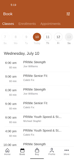 PRIMe Performance & Physio MT Screen 2