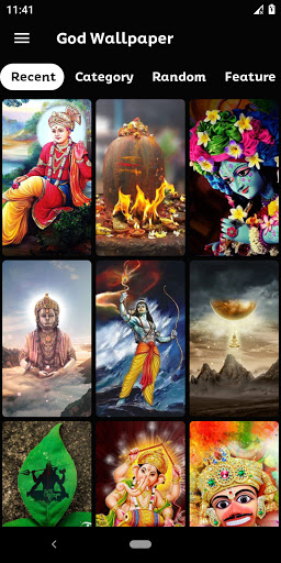 Android application 10000 God HD Wallpapers screenshort