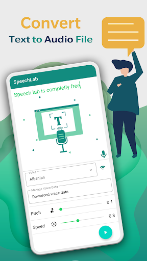 Android application SpeechLab - Text To Speech TTS screenshort