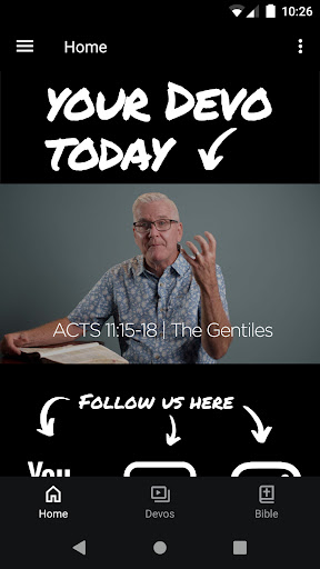 Android application Devo Today screenshort