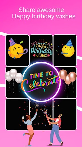 Birthday Wishes: Message. Card Screen 2