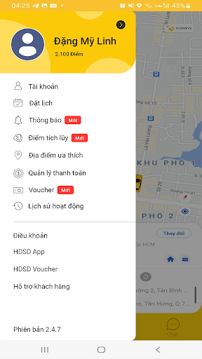 TAXI GO Screen 2