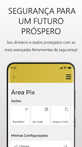 Android application Sicura Bank screenshort