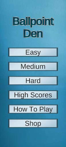 Android application Ballpoint Den screenshort