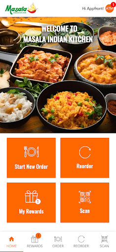 Android application Masala Indian Kitchen screenshort