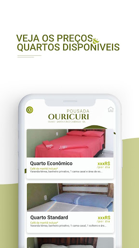 Android application Pousada Ouricuri screenshort
