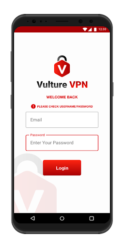 Android application Vulture VPN 2.0 screenshort