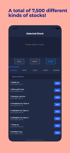 Stock Simulator - and coin Screen 2