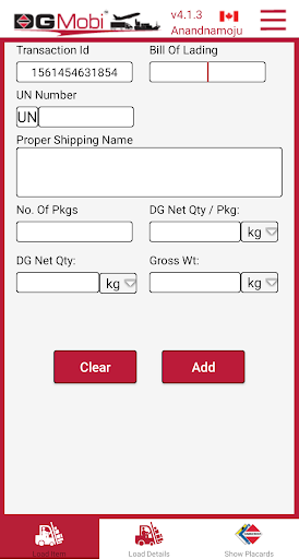 Android application DGMobi CA SMTrucking screenshort