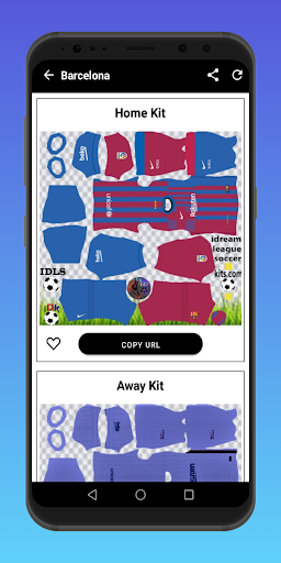 Android application Dream Soccer 23 Kits screenshort