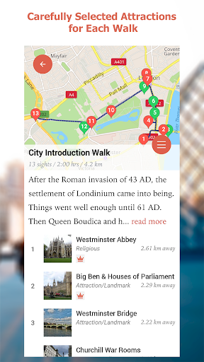 Youngstown Map and Walks Screen 2