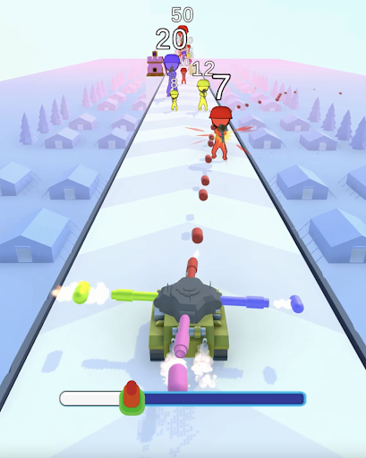 Android application Color Tank Attack! screenshort