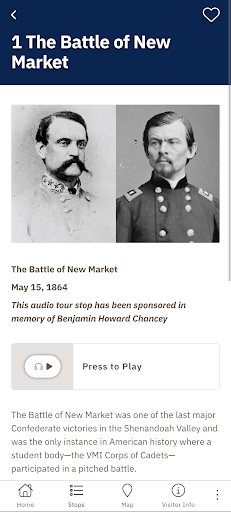New Market Civil War Tour Screenshot 3 - AppWisp.com