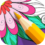 Cover Image of Download Color Therapy Pages - Flowers 1.4 APK
