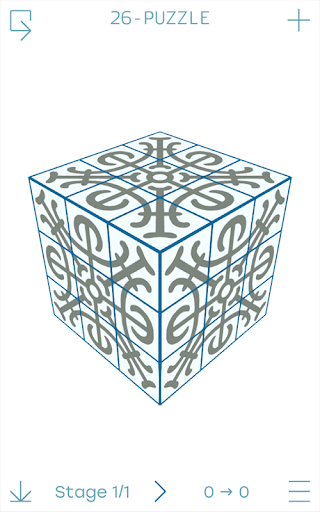 Android application 15 Puzzle 3D (26-PUZZLE) screenshort