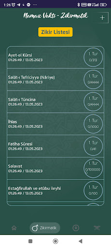 Namaz Vakti - Zikirmatik Screen 3