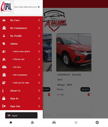 Al-Baldawi cars shipping Screen 3