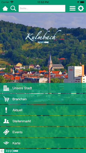 Android application Kulmbach app|ONE screenshort