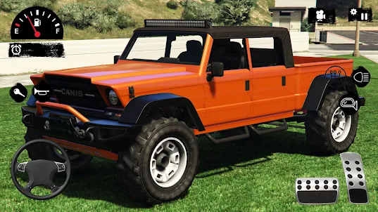 US Pickup Jeep Driving Game 3D