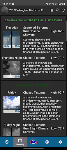 NWS Weather Screen 3