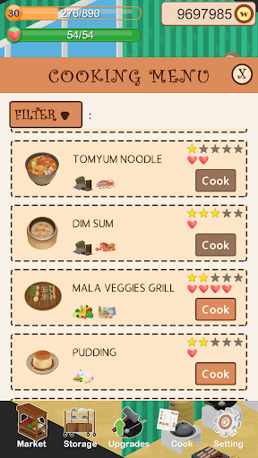 Android application Monkey Kitchen screenshort