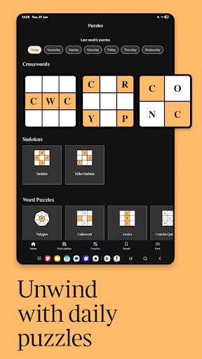 Screenshot of The Times: UK & World News