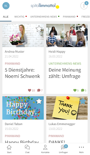 Android application LIMMInow screenshort