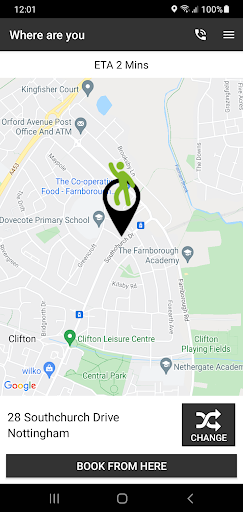 Android application NG11 Cars, Clifton Nottingham screenshort