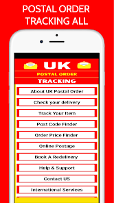 UK Postal Order TrackingOnline 3.0 APK + Mod (Unlimited money) إلى عن على ذكري المظهر