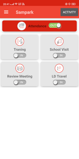 Spark Activity Screen 2