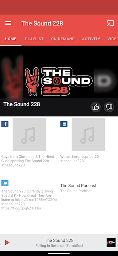 Android application The Sound 228 screenshort