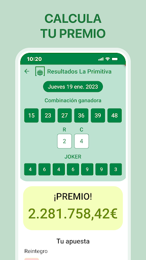 PRIMITIVA Escáner y Resultados Screen 3
