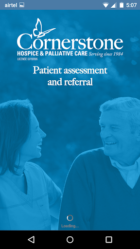 Android application Cornerstone Hospice Referral screenshort