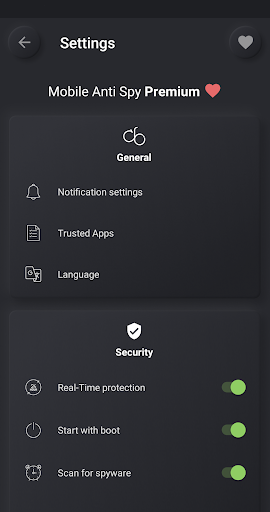 Screenshot of Anti Spy Detector & Scanner CB