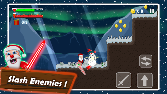 Santa Adventure 2D Action Game