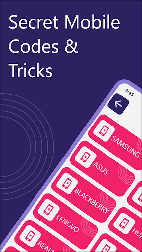 Android application Secret Mobile Codes & Tricks screenshort