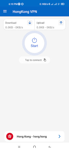 Android application Hong Kong VPN - Fast & Secure screenshort